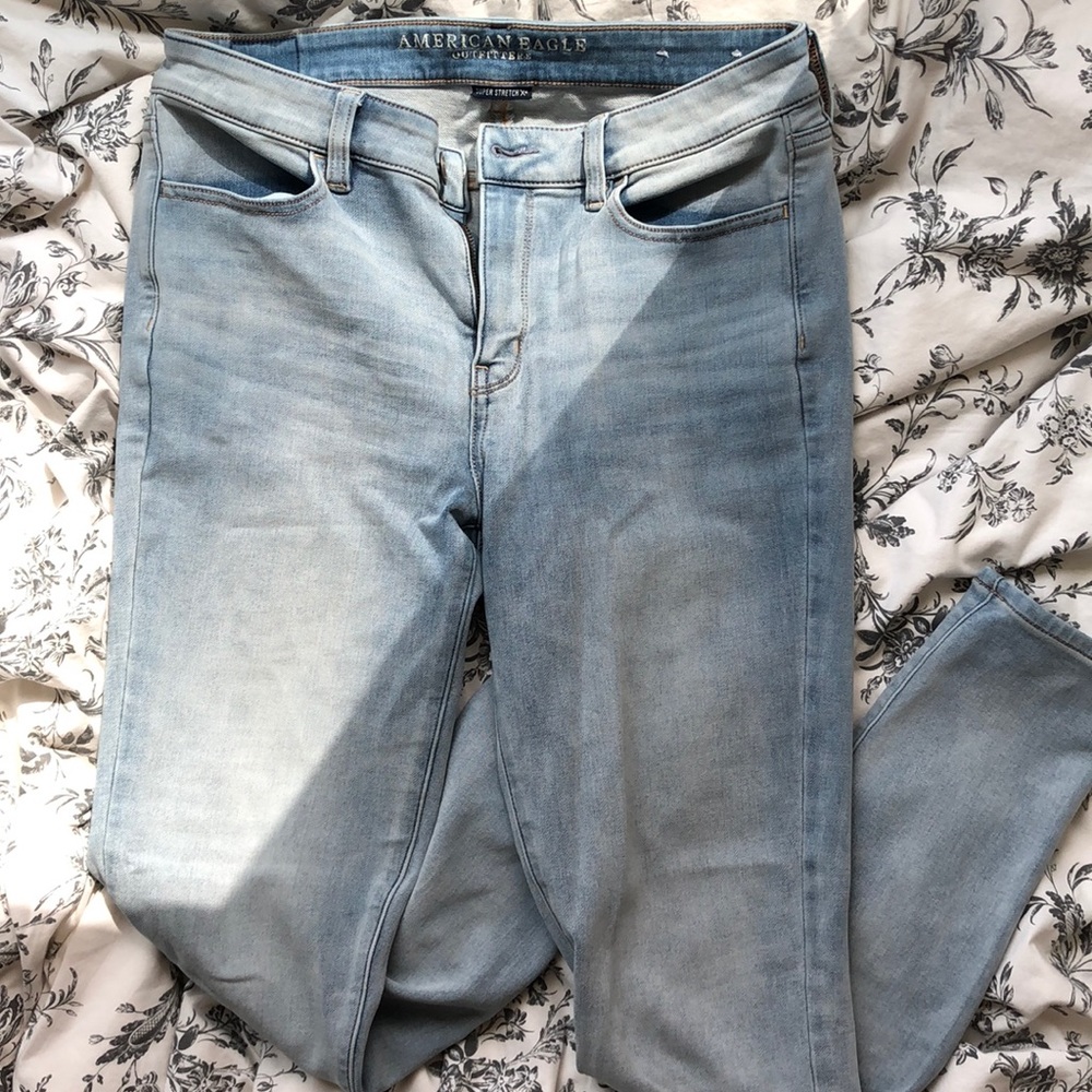 AEO super stretch high rise jeggings